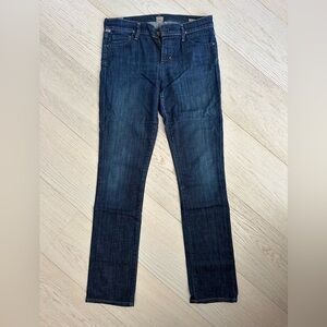 Citizens Of Humanity Ava Dark Blue Straight Leg Jeans